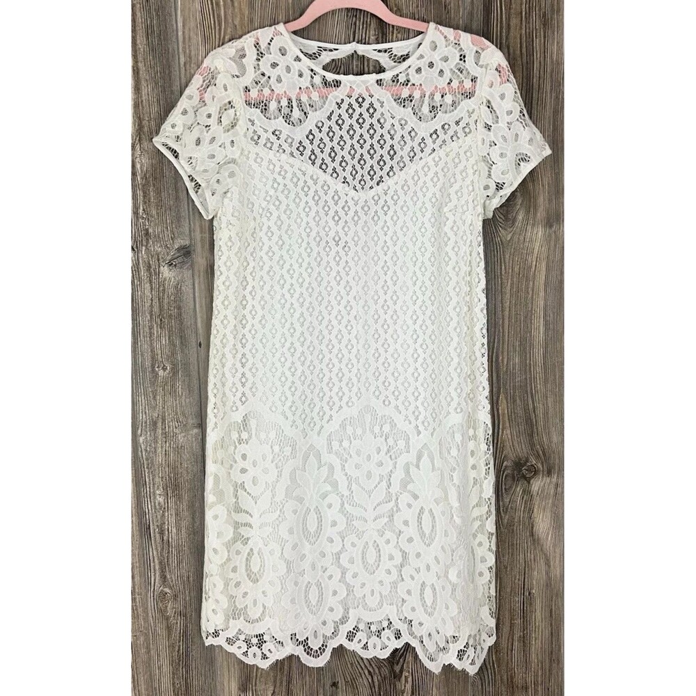 Abercrombie & Fitch Lace Dress MED TALL Feminine Fairycore Sexy Whimsical Party‎